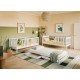 EMILKA 90x190 white bunk bed Lano Furniture