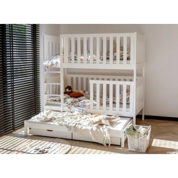 EMILKA 90x200 white bunk bed Lano Furniture