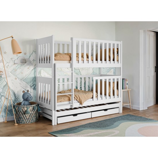 EMILKA 90x200 white bunk bed Lano Furniture EMILKA 90x200 white bunk bed Lano Furniture