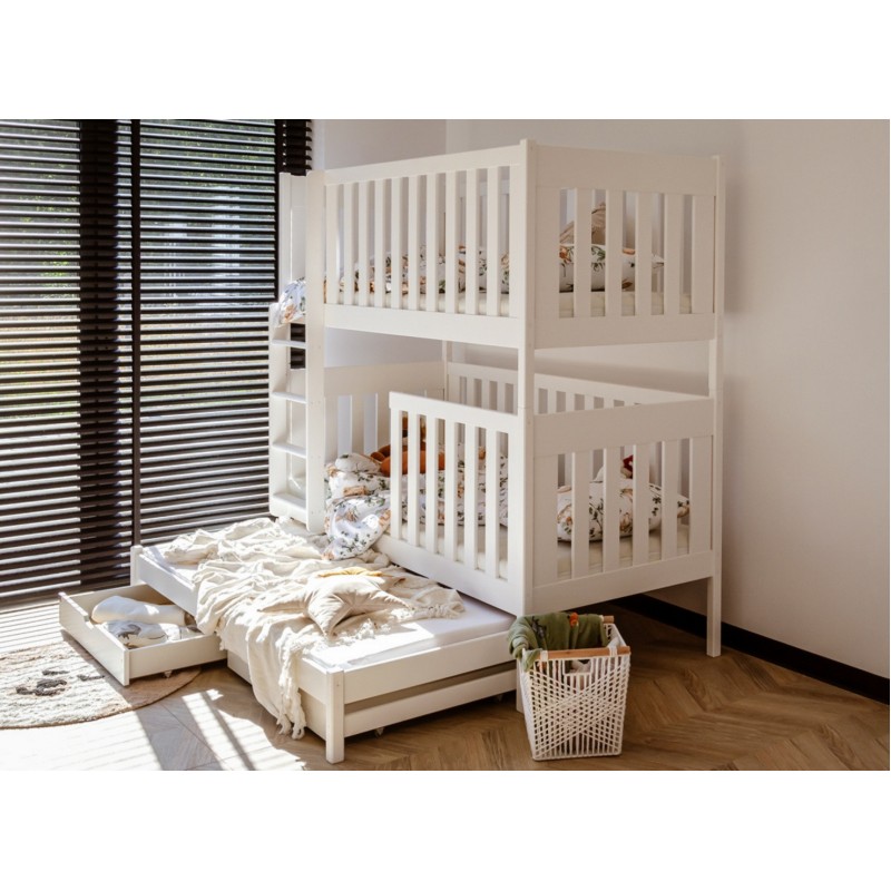 EMILKA 90x200 white bunk bed Lano Furniture