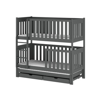 EMILKA 80x180 graphite bunk bed Lano Furniture