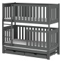 EMILKA 80x180 graphite bunk bed Lano Furniture