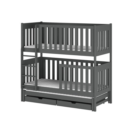 EMILKA 80x200 graphite bunk bed Lano Furniture