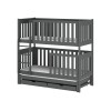 EMILKA 90x190 graphite bunk bed Lano Furniture