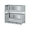 EMILKA 80x160 grey bunk bed Lano Furniture