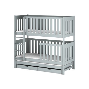 EMILKA 80x180 grey bunk bed Lano Furniture