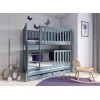 EMILKA 80x200 grey bunk bed Lano Furniture