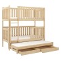 EMILKA 80x200 pine bunk bed Lano Furniture
