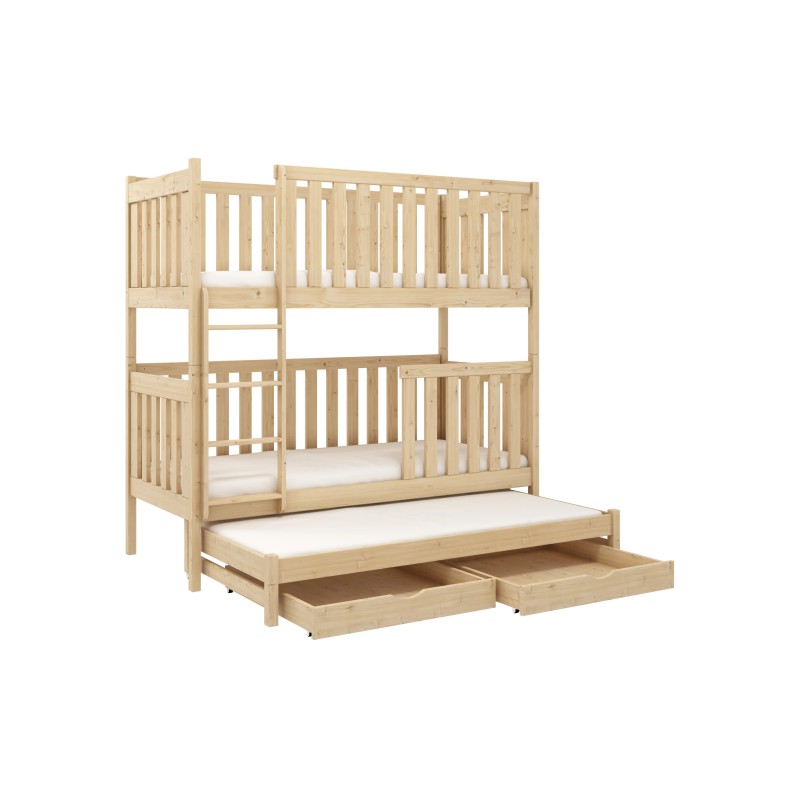 EMILKA 90x190 pine bunk bed Lano Furniture