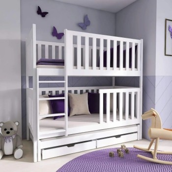 EMILKA 90x200 pine bunk bed Lano Furniture