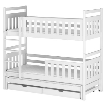 KLARA 90x200 white bunk bed Lano Furniture