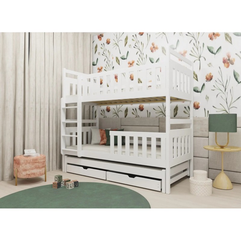 KLARA 90x200 white bunk bed Lano Furniture