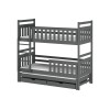 KLARA 80x180 graphite bunk bed Lano Furniture