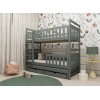 KLARA 80x180 graphite bunk bed Lano Furniture