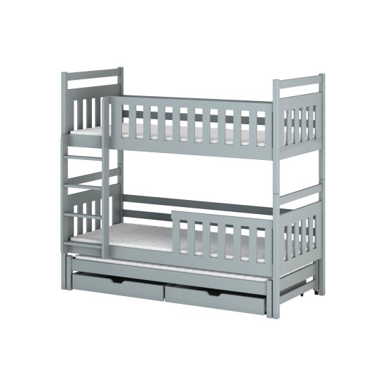 KLARA 80x160 grey bunk bed Lano Furniture