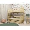 KLARA 80x160 pine bunk bed Lano Furniture