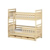 KLARA 80x180 pine bunk bed Lano Furniture