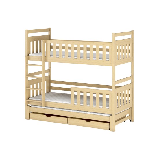 KLARA 80x180 pine bunk bed Lano Furniture