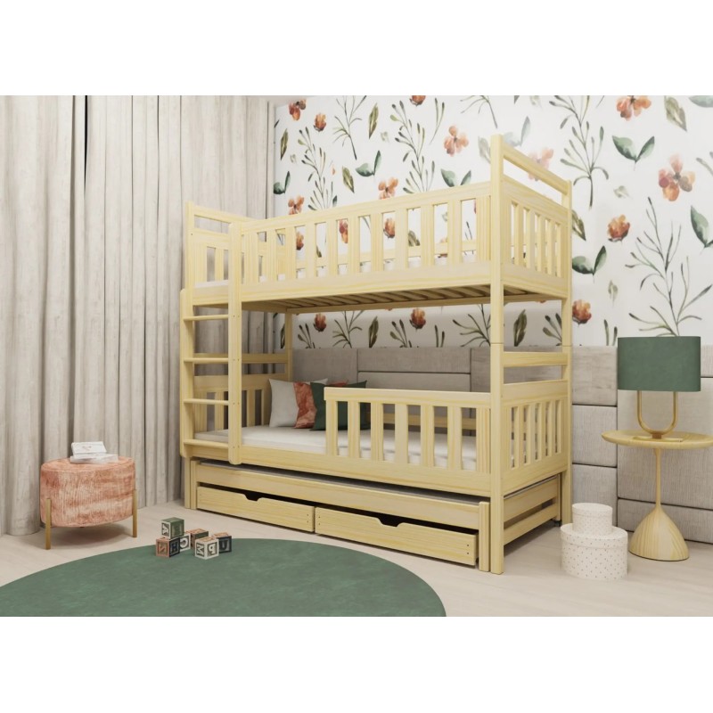 KLARA 90x200 pine bunk bed Lano Furniture