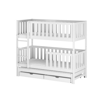LEA 80x180 white bunk bed Lano Furniture