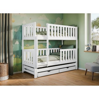 LEA 90x190 white bunk bed Lano Furniture