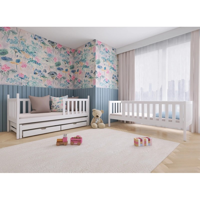 LEA 90x190 white bunk bed Lano Furniture