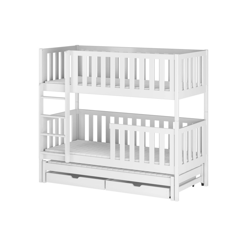 LEA 90x200 white bunk bed Lano Furniture