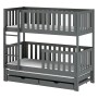 LEA 80x160 graphite bunk bed Lano Furniture