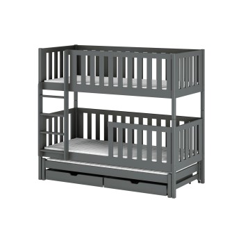LEA 80x200 graphite bunk bed Lano Furniture
