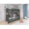 LEA 90x200 graphite bunk bed Lano Furniture