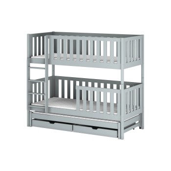 LEA 80x180 grey bunk bed Lano Furniture
