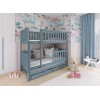 LEA 80x180 grey bunk bed Lano Furniture