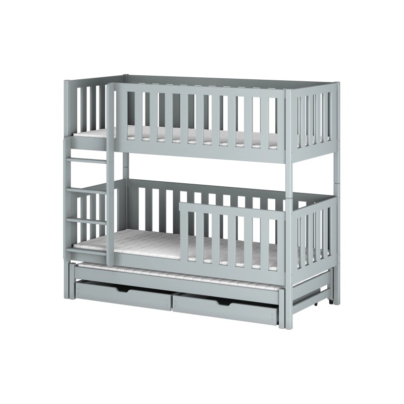 LEA 90x200 grey bunk bed Lano Furniture