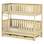 LEA 90x200 pine bunk bed Lano Furniture