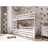 LUK 80x180 white bunk bed Lano Furniture