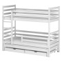 LUK 80x200 white bunk bed Lano Furniture