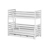 LUK 90x200 white bunk bed Lano Furniture