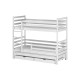 LUK 90x200 white bunk bed Lano Furniture LUK 90x200 white bunk bed Lano Furniture