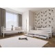 LUK 90x200 white bunk bed Lano Furniture LUK 90x200 white bunk bed Lano Furniture