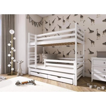 LUK 80x200 graphite bunk bed Lano Furniture