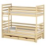 LUK 80x160 pine bunk bed Lano Furniture
