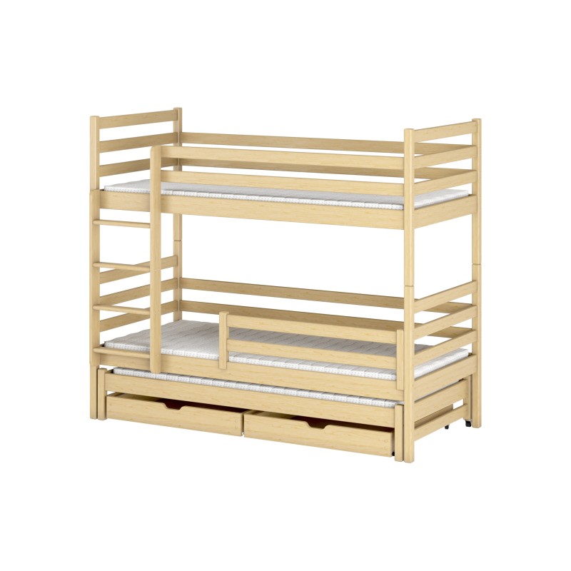 LUK 80x180 pine bunk bed Lano Furniture