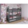 OLIWIA 80x180 graphite bunk bed Lano Furniture