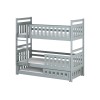 OLIWIA 90x200 grey bunk bed Lano Furniture