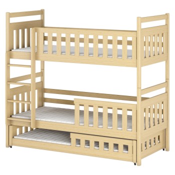 OLIWIA 80x160 pine bunk bed Lano Furniture