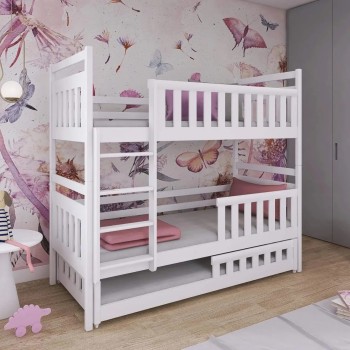 OLIWIA 80x180 pine bunk bed Lano Furniture