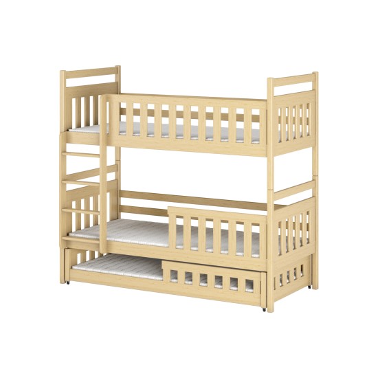 OLIWIA 90x200 pine bunk bed Lano Furniture