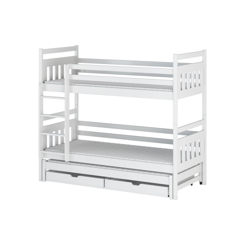 SEWERYN 80x160 white bunk bed Lano Furniture