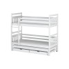 SEWERYN 90x200 white bunk bed Lano Furniture