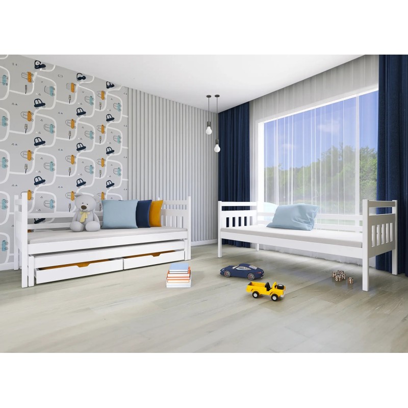 SEWERYN 80x160 graphite bunk bed Lano Furniture